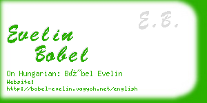 evelin bobel business card